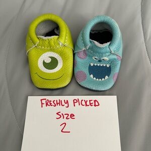 Freshly Picked Kids Moccasins - Monsters Inc